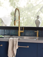 MOEN Moen 5923BG Align Brushed Gold One Handle Pulldown Kitchen Faucet