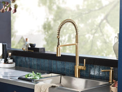 MOEN Moen 5923BG Align Brushed Gold One Handle Pulldown Kitchen Faucet