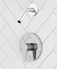 PFISTER Pfister R89-0600 Pfirst Modern 1-Handle Shower Trim Only Less Showerhead Polished Chrome
