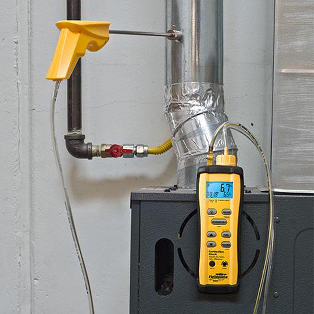 FIELDPIECE Fieldpiece SOX3 Combustion Checker With Auto Pump, 0 to 25% Oxygen Concentration, LCD Display, Alkaline Battery