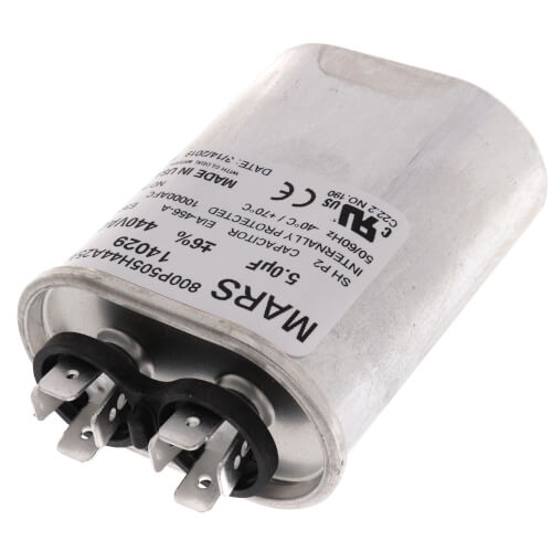 MARS MARS 14029 5 MFD Oval Run Capacitor (440/370V)