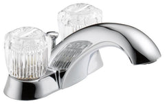 DELTA FAUCET Delta Faucet 2522LF 3-1/4 H x 2 Clearance x 5-1/4 Reach, 4 Centerset, 1.2 GPM