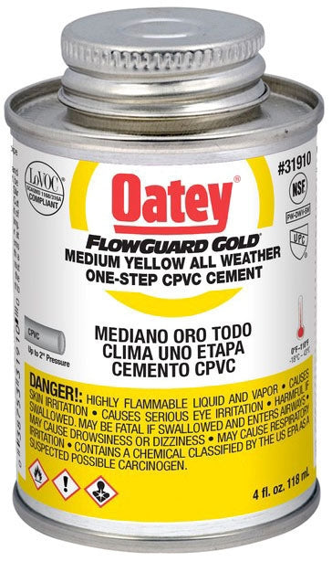 OATEY 31910 ADHESIVES, GLUES & CEMENTS