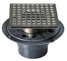 SIOUX CHIEF Sioux Chief 821-2PQCP Shower Pan Drain 2 Inch PVC Hub