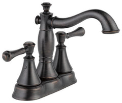 DELTA FAUCET Delta Faucet 2597LF-RBMPU Cassidy Two Handle Centerset Bathroom Sink Faucet 1.2 GPM (4 Centers) - Replacement MPN