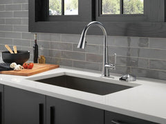 DELTA FAUCET Delta Faucet GR250-AR 1-1/2 H, 2-1/2 x 1-1/8 Spout, 1.2 GPM, Arctic Stainless, Lead-Free, 1-Hole, Glass Rinser for Kitchen Faucet