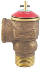 CASH-ACME Cash Acme 14737-0150 3/4 x 3/4, MPT x FPT, 150 PSI, Bronze, Automatic Reseating, Pressure Relief Valve