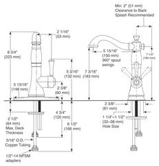 DELTA FAUCET Delta Faucet 1997LF Cassidy Single Handle Bar Faucet in Chrome