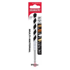 Diablo DMAMM1090 Multi Material 3/8 in. x 6 in. Carbide Tipped Hammer Drill Bit