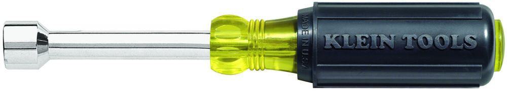 KLEIN TOOLS Klein 630-1/2 Nut Driver, 1/2 Inch, 3 Inch Shaft, Cushion-Grip