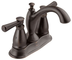DELTA FAUCET Delta Faucet 2593-RBMPU-DST: Traditional Two Handle Centerset Bathroom Faucet