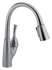 DELTA FAUCET Delta Faucet 989-AR-DST 1-Handle Deck Mount Kitchen Faucet with Pull-Down Spray