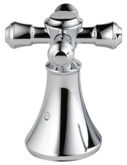 DELTA FAUCET Delta Faucet H695 Chrome Plated Brass 2-Cross Handle Roman Tub Faucet Handle Set