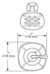 DELTA FAUCET Delta Faucet T14297-RB-LHP Cassidy Monitor 14 Single Function Shower Faucet in Venetian Bronze