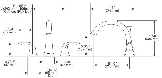DELTA FAUCET Delta Faucet T2738-RB Lahara Roman Tub Faucet Trim in Venetian Bronze