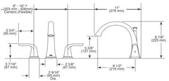 DELTA FAUCET Delta Faucet T2738-RB Lahara Roman Tub Faucet Trim in Venetian Bronze