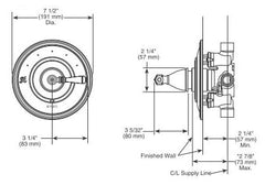 DELTA FAUCET Delta Faucet Company T66T036-RB Thermostatic Valve Trim - Lever