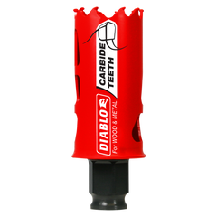 DIABLO Diablo DHS1250CT Carbide-Tipped Wood & Metal Holesaw, 1-1/4 Inch Diameter, 2-3/8 Inch Length