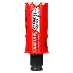 DIABLO Diablo DHS1250CT Carbide-Tipped Wood & Metal Holesaw, 1-1/4 Inch Diameter, 2-3/8 Inch Length