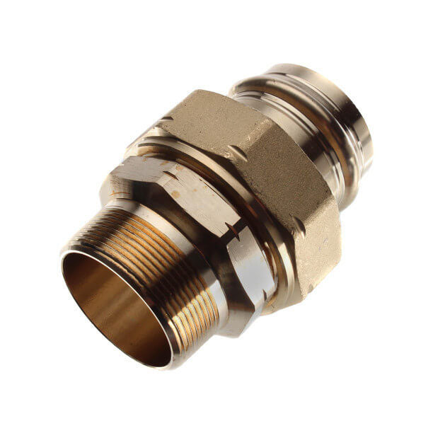 VIEGA Viega 79730 1/2 x 1/2 ProPress x MPT Lead-Free Bronze Ground Joint Union