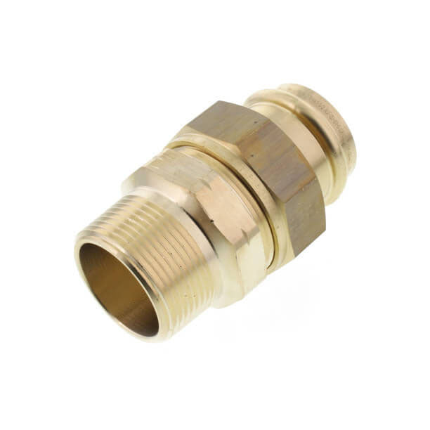 VIEGA Viega 79750 1-1/2 x 1-1/2 ProPress x MPT Lead-Free Bronze Ground Joint End Union