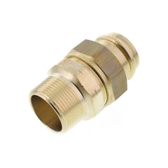 Viega 79750 1-1/2 x 1-1/2 ProPress x MPT Lead-Free Bronze Ground Joint End Union
