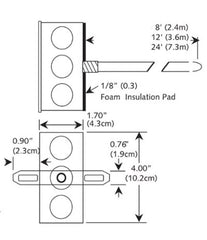 Schneider Electric ETA800-12 ET Series Temperature Sensor 12' Duct Average