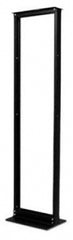 APC AR201 NetShelter 2 Post Rack 45U #12-24 Threaded Holes Black
