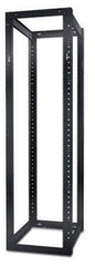 APC AR204A NetShelter 4 Post Open Frame Rack 44U #12-24 Threaded Holes