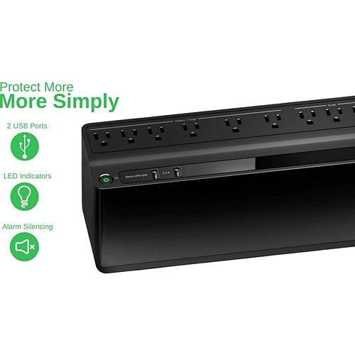 APC APC BE850G2 Back-UPS 850VA 120V 2-USB Charging Ports NEMA 5-15R