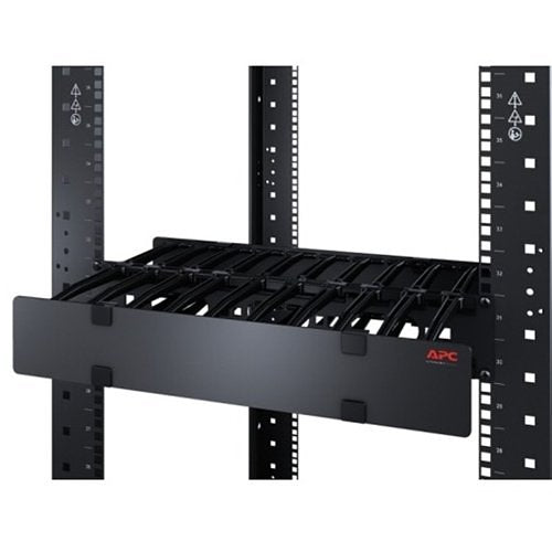 APC APC AR8602A Horizontal Cable Manager 1U x 4 Deep Single-Sided with Cover