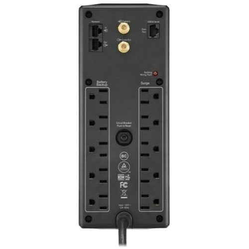 APC APC BX1500M Back-UPS Pro, Compact Tower, 1500VA, AVR, LCD, 120V