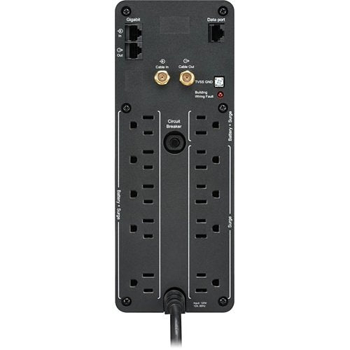 APC APC BR1500MS2 Back-UPS Pro 1500S 1500VA 120V 10 x NEMA 5-15R