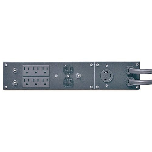 APC APC SBP3000RM2U service bypass panel 100-120V 30A BBM L5-30P input (2) 5-20R (6) 5-15R output