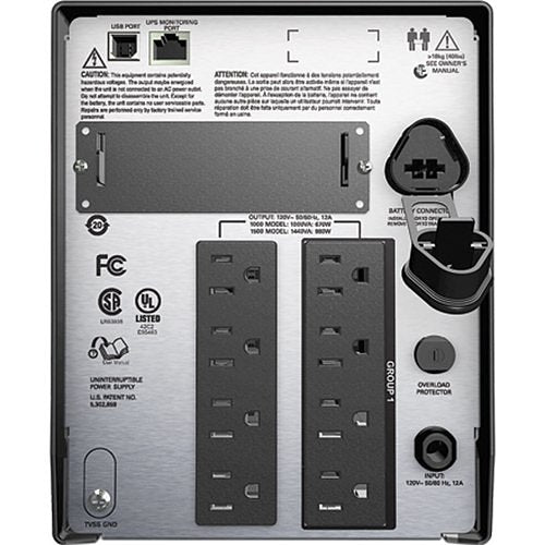 APC APC SMT1000C Smart-UPS 1000VA LCD 120V with SmartConnect