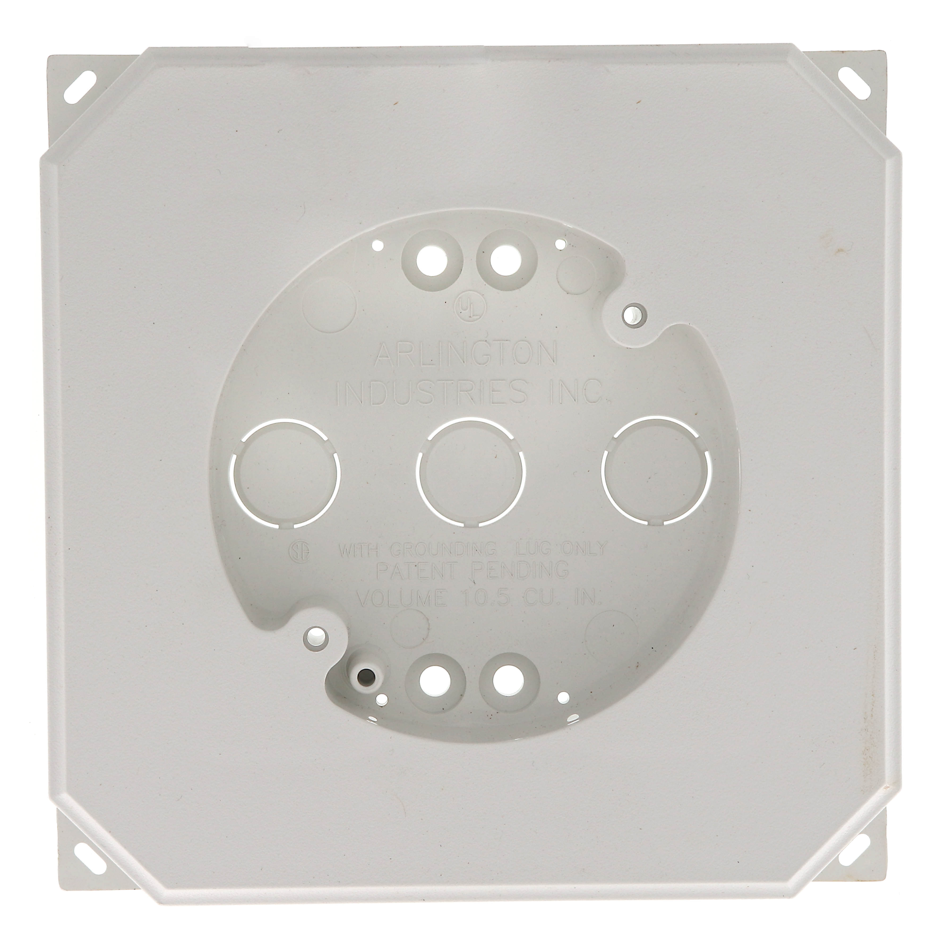 ARLINGTON Arlington 8141F Siding Mounting Block Plastic 6.8 cu-in Capacity