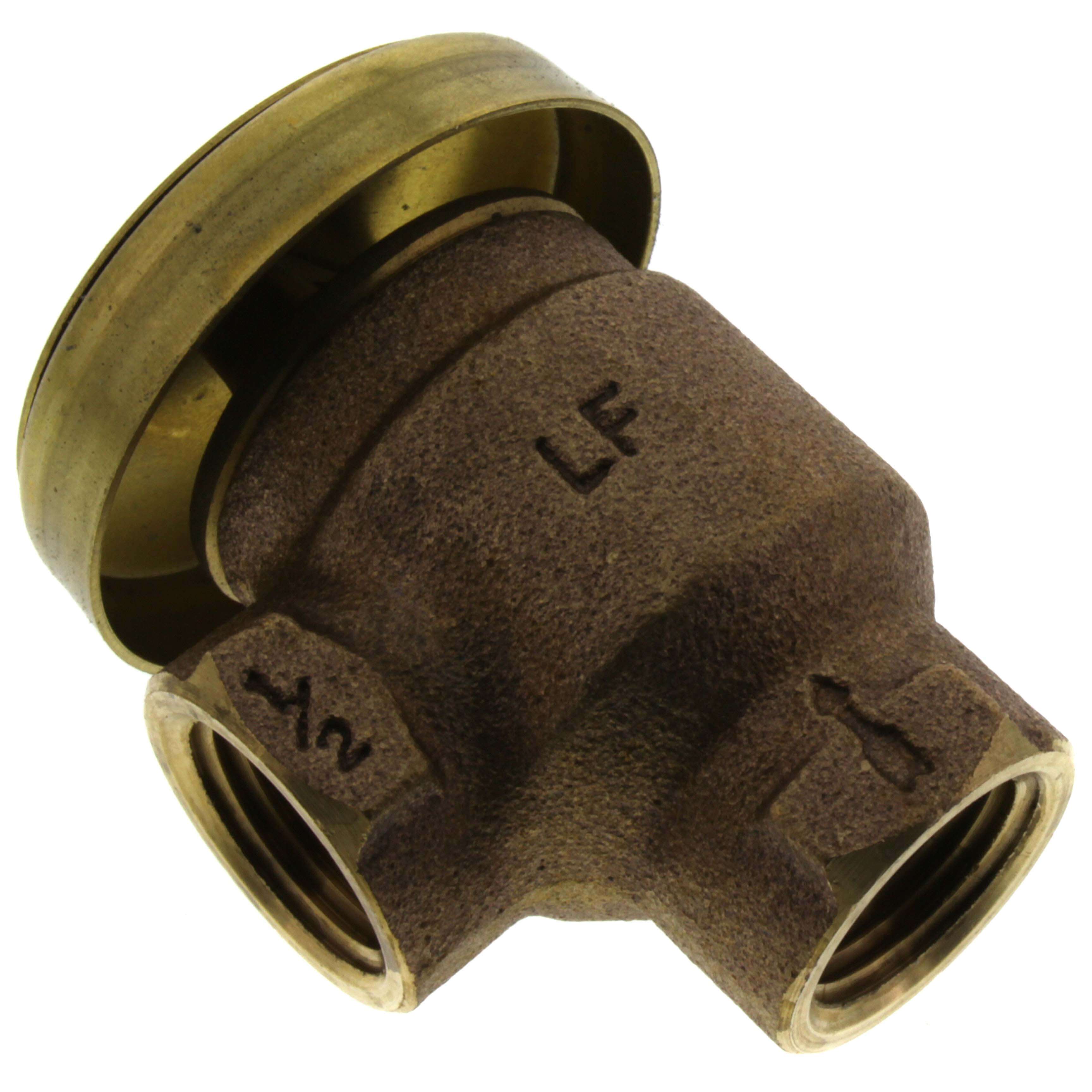 CASH-ACME Cash Acme 17383-0000LF V-101 1/2-Inch Brass Anti-Siphon Vacuum Breaker, Lead Free