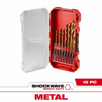 MILWAUKEE Milwaukee 48-89-4670 Titanium Drill Bit Set 15 Piece