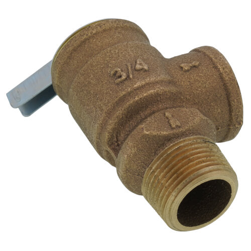 APOLLO VALVES Apollo Valves 1740204 17 Series 3/4 in. Bronze MNPT x FNPT 150# 250 Relief Valve