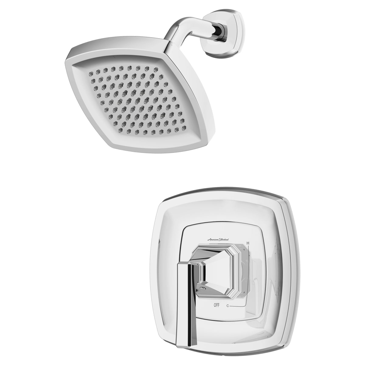AMERICAN STANDARD American Standard TU612507.002 Crawford 1.8 gpm Shower Trim Kit With Water-Saving Showerhead