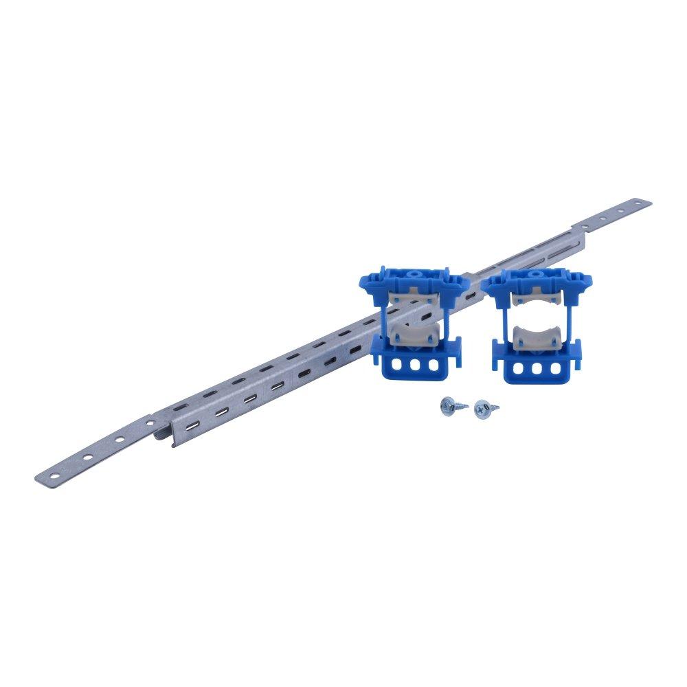 HOLDRITE HoldRite SB12502 Holdrite Steel Stout Bracket with 2 Clamps and 4 Screws for 1 inch CTS Pipe 10 to 18 inch