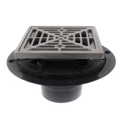 SIOUX CHIEF Sioux Chief 821-200PSQ Shower Pan Drain PVC Ring & Strainer Square 2 Inch