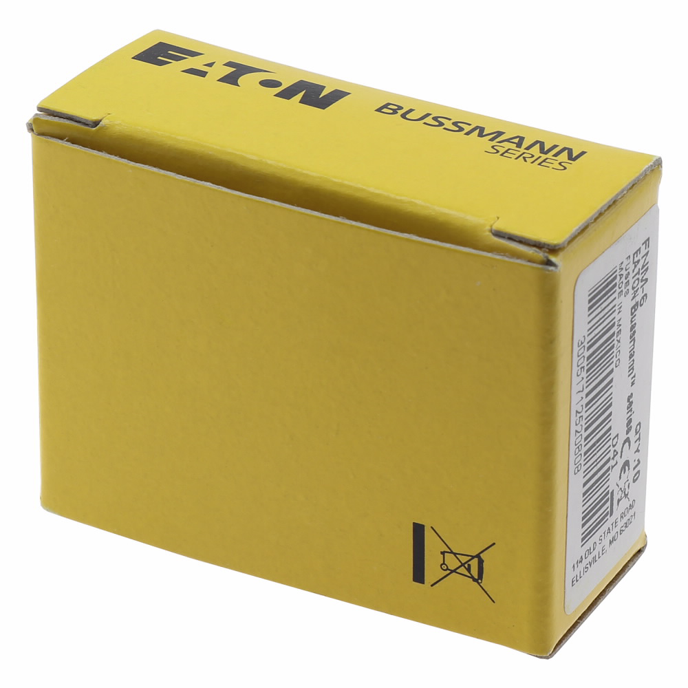 EATON Bussmann FNM-6 250vAC 6amp Dual-Element Time-Delay Midget Fuse