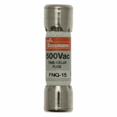 EATON BUSSMANN Bussmann FNQ-15 500v 15amp Time-Delay Midget Fuse