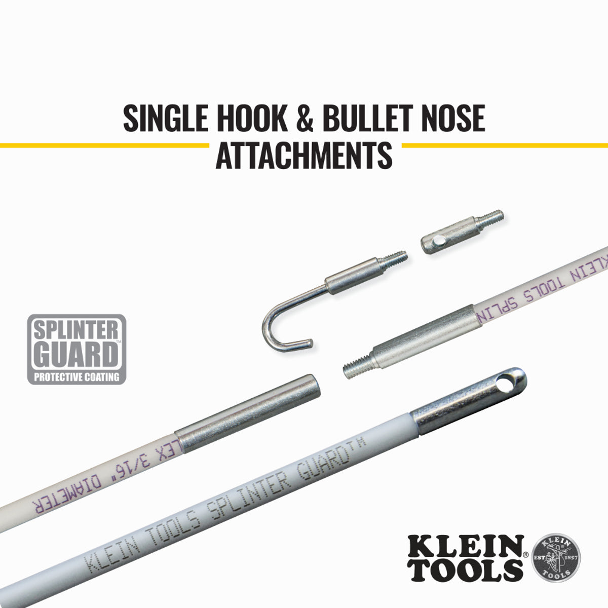 KLEIN TOOLS Klein Tools 56415 Mid-Flex Glow Rod Set 15-Foot
