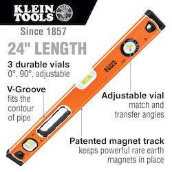 KLEIN TOOLS Klein 935L Bubble Level 24-Inch