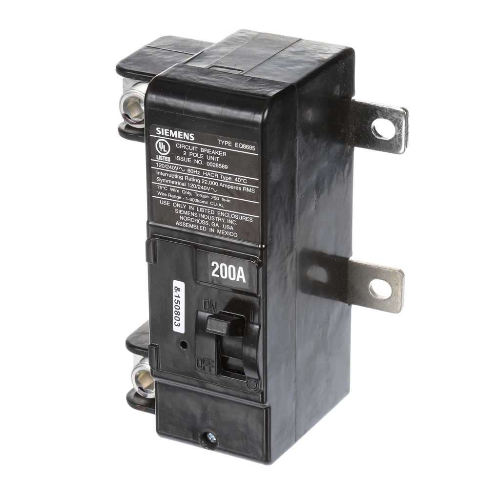 SIEMENS Siemens MBK200A Breaker Ckt Main 277/480VAC 200A 22KA 2