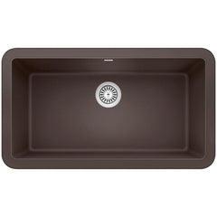 BLANCO Blanco 401896 Ikon 33 x 19 in. Composite Single Bowl Farmhouse Kitchen Sink in Café Brown