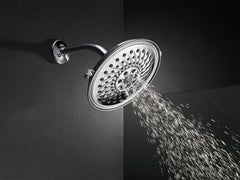 DELTA FAUCET Delta Faucet 52687-RB Universal Showering Components H2Okinetic 3-Setting Raincan Shower Head