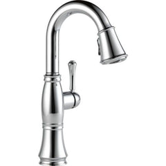 DELTA FAUCET Delta Faucet 9997-PR-DST Cassidy Single Handle Pull Down Bar Faucet in Lumicoat Chrome